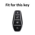 Car Smart Remote Key Case Cover Zinc Alloy Shell Leather Accessories For BYD Song Pro Tang Dmi QIn PLUS MAX Yuan EV Seal Dolphin. 