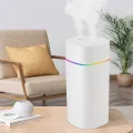 600ML Luminous Air Humidifier Double Spray Port Essential Oil Aromatherapy Humificador Cool Mist Maker Purify for Home Office. 