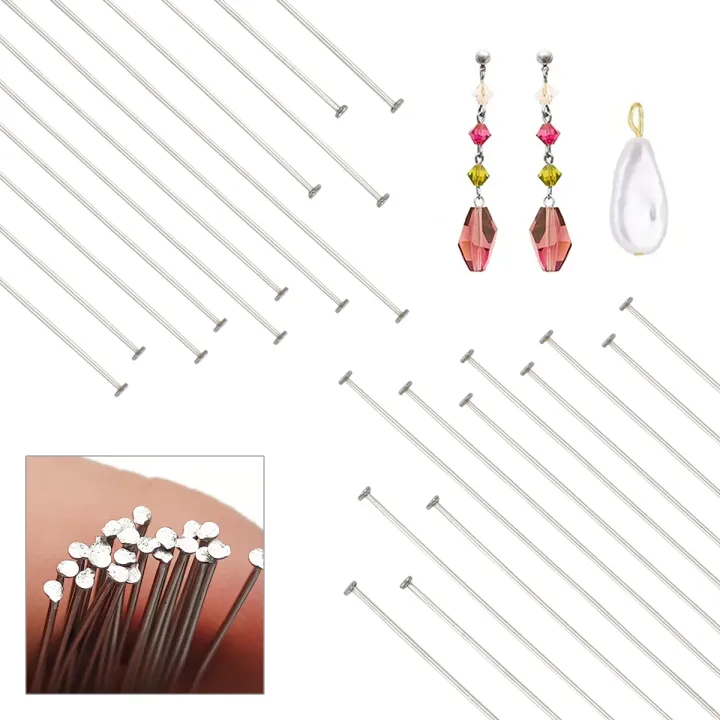 400pcs/box%2035-50mm%20Stainless%20Steel%20Flat%20Pin,%20Stainless%20Steel%20T%20Curved%20Pin%20For%20DIY%20Jewelry%20Making%20Accessories,%20Beading%20Material%20-%20Image%204