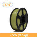 Pva Soluble Filament 3D Printer Washable 0.5 kg 100g 10m Polyvinyl Alcohol Threads 1.75mm Bigprinter Water Plastic Reel Roll. 