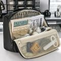 9-layer Large-capacity Pencil Case Beautiful Canvas Multi-functional Pencil Case School Supplies And Stationery.