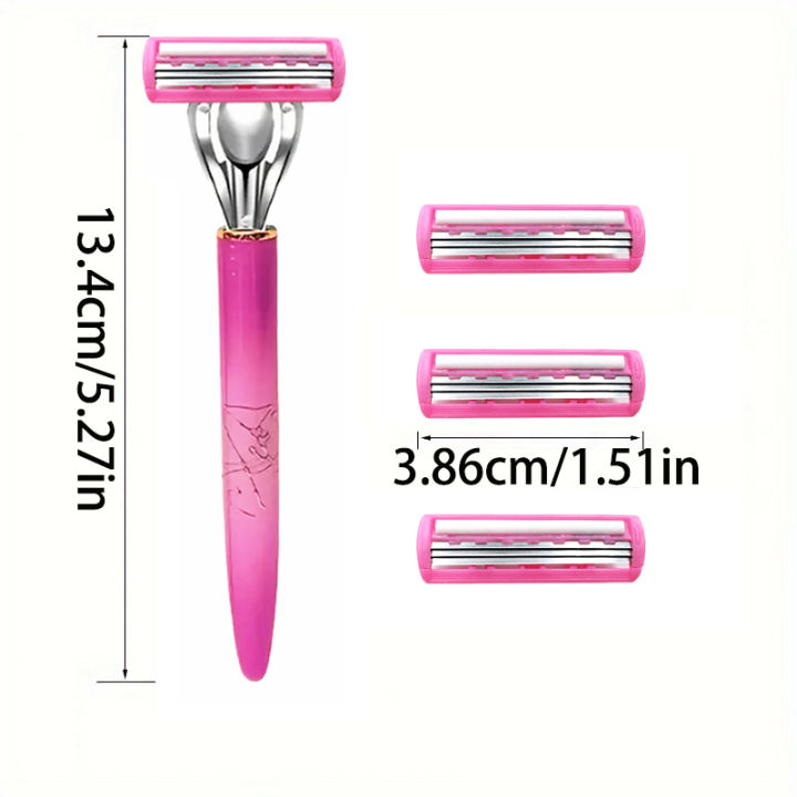 Women's%20Body%20Hair%20Bikini%203-layer%20Safety%20Razor%20Blade,%20Stainless%20Steel%20Safety%20Hair%20Removal,%20Hair%20Removal%20Razor%20Replaceable%20Head%20-%20Image%204
