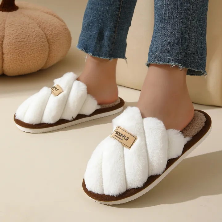 Winter%20Warm%20Plush%20Women%20Slippers%20Non%20Slip%20Soft%20Shoes%20Comfort%20Flat%20Heel%20Indoor%20Bedroom%20Couple's%20Slippers%20for%20Home%20Shoes%20-%20Image%206
