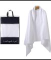 Ihram Ehram Ahram for Men for Hajj and Umrah - 2 Towels, White - Hygienic Natural 100% Pure Combed Cotton Towels. 