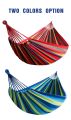 Outdoor Canvas Hammock Camping Swing Hammock with Tree Ropes Load-bearing Up to 300kg Perfect for Garden Patio Backyard. 