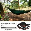 2pcs Hammock Straps, Special Reinforced Polyester Straps, 5 Ring High Load-Bearing Barbed Hammock Straps For Outdoor Camping. 
