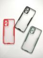Oppo F21 Pro 5G Matt Transparent Colour Border Back Cover. 