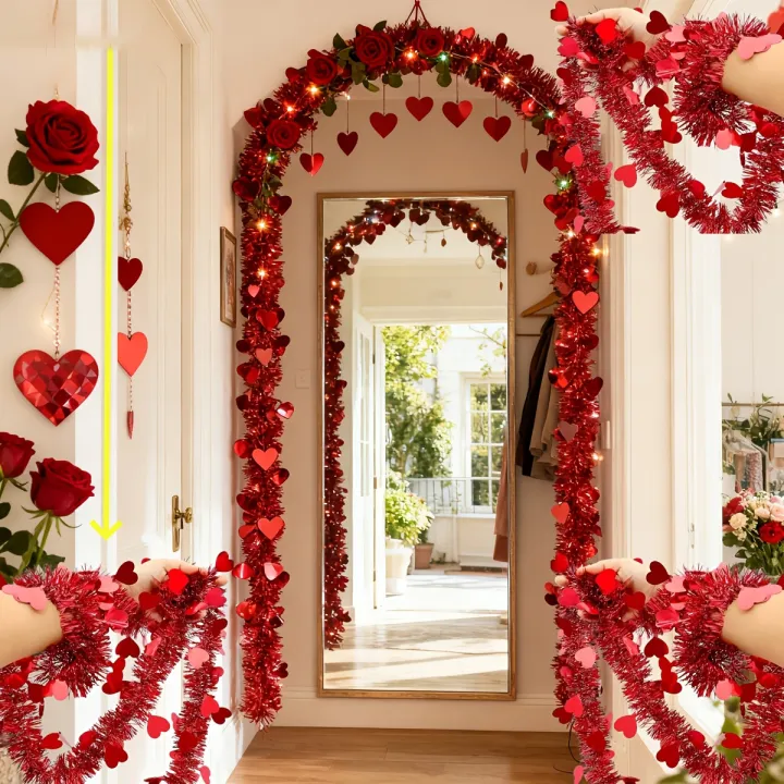 4M%20Artificial%20Valentine's%20Day%20Heart-Shaped%20Vine%20Hanging%20Ribbon%20Garland%20Ornament,%20for%20Wedding%20Party%20Decor,%20Engagement%20Anniversary%20-%20Image%203