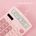 12 Digits Electronic Calculator Solar Calculator Dual Power Supply Calculator for Home Office School Financial Accounting Tools. 
