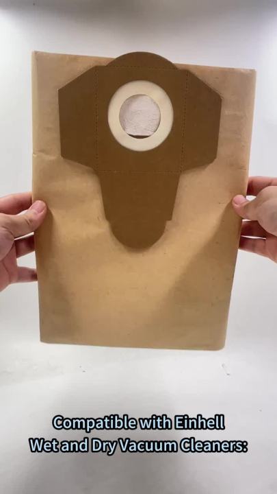 5/10 Pcs 20L 30L Wet And Dry Vacuum Bags For Einhell BT-VC1250S/BT-VC1250/TC-VC 18/20 Li S-Solo Paper Dust Collection Bags