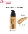 Glamorous Face HD Liquid Foundation Pump, Poreless Liquid Foundation Makeup, Flawless Creator Multi-Use Liquid Foundation Makeup, Full Coverage Foundation, Long Wear Liquid Foundation. 