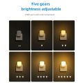 Plug in Dimmable Body Motion Sensor Light/High Lumen Led Night Light / Soft Warm White Night/ 4 brightness Adjustable level lights for Hallway, Bedroom, Kids Room, Kitchen, Bedroom, Kitchen, Stairs, Hallway .. 