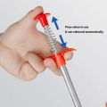 60cm Spring Pipe Dredging Tools, Drain Snake, Drain Cleaner Sticks Clog Remover Cleaning Household for KitchenBending sink tool. 