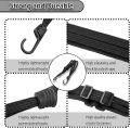 Motorcycle Back Seat Helmet Strips Elastic Rope Motorcycle Helmet Fixed Strap Adjustment Fix Rope Goods Strap 60cm/90cm. 