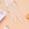 High Borosilicate Glass Straw Set Reusable Straw 12mm Wide Smoothie Straw for Bubble Tea Milkshakes Drinking for Bar Accessories. 