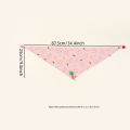 Winter Children's Triangle Scarf Double Layer Bear Scarf Baby Soft Cotton Lining Scarf Kids Autumn Collar for Boys Neckerchief. 