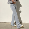 2025 Slim Low Waist Casual Sweatpants For Women Solid Simple Basic Flared Pants Sports Jogging Trousers.