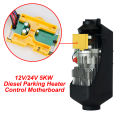 Parking Air Heater Accessories LCD Display Bidirectional Mainboard Remote Control Parking Heater Accessories Replacement Parts.