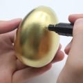 1pc Golden Silver Crome Marker Paint  Metallic Marker Pen Metal Waterproof Permanent Paint Marker Pens Oil Based for DIY Epoxy Resin Molds Arts Crafts Painting Calligraphy. 