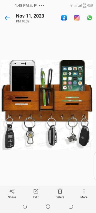 Wooden%20Wall-Mounted%20Key%20Holder%20and%20Mobile%20Stand,%20Natural%20Wood%20Finish,%20Stylish%20and%20Functional%20-%20Image%208