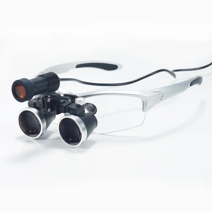 Dental%20Loupes%202.5/3.5X%20Magnifier%20Lab%20Medical%20Magnification%20Binocular%20Magnifier%20Headlight%20Headlamp%205W%20Seperately%20Cloth%20Packaging%20-%20Image%206