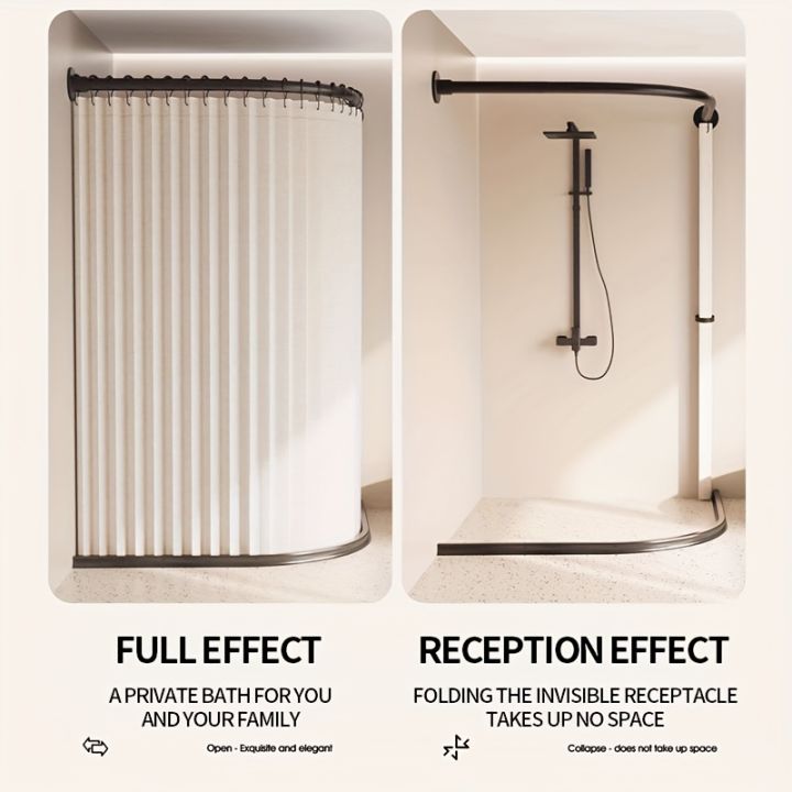 Foldable%20Magnetic%20Shower%20Curtain%20Waterproof%20Privacy%20Bathroom%20Curtain%20Modern%20Stylish%20Shower%20Curtain%20for%20Apartment%20Hotel%20Guest%20Bat%20-%20Image%204
