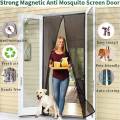 Magnetic Anti Mosquito Curtain Door Mesh Insect Fly Bug Net Automatic Closing Household Ventilation Bedroom Window Curtains. 