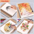 Professional Sketchbook Blank Watercolor Notebook 160 GSM Spiral diary Art school supplies Pencil drawing notepad Stationery. 