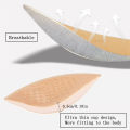 Invisible Adhesive Strapless Bra Backless Sticky Bra Push Up Silicone Bra for Women Wedding Thin Lingerie with Transparent Strap.