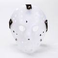 Mask New Freddy vs Jason Horror Fun Mask All White Pure White Jason Scary Mask Halloween Party Cosplay Masks for Adult Men Gift. 