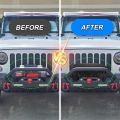 Waterproof Universal Winch Cover Oxford Fabric Dust Resistant UV Resistant Winch Protection Cover Ideal for Electric Winches. 