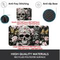 Flower Skull  Mouse Pad Desk accessories Computer Laptop Pad office Pad Keyboard Mouse Pad Game Console Pad. 