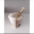Onyx marble Mortel and pastel (kharal). 