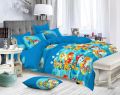 King Size Double  Cotton Bedsheets for Kids Room  Cartoon Printed Bedsheets. 