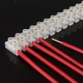 1Pc 12 Way Barrier Screw Terminal Block Wire Connector Strip 10Amp. 