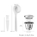 Refill Nespresso Coffee Capsulas Stainless Steel Refillable Nespress Coffee Capsule Reusable Coffee Filters Cup Barista Tool.