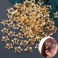 50PCS Y2K Star BB Hair Clips for Girls Gold Sliver Metal Snap Hairpin Barrettes Women Clip Stars Filigree Girls Hair Accessories. 
