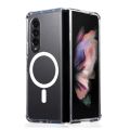 Samsung Galaxy Z Fold 3, Z Fold 4, Z Fold 5 - Magnetic MagSafe Transparent Case - Durable Shock Proof TPU Back Cover. 