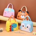 Lunch Bag Cartoon Animal Stereo 3D Storage Bags For Children Outdoor Picnic Lunch Box Hangbag Insulation Waterproof Kids Tote. 