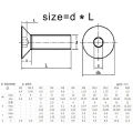 DIN7991 A4-70 M3 M4 M5 M6 M8 M10 M12 M16 316 Stainless Steel Hexagon Hex Socket Flat Countersunk Head Allen Bolt Screw. 