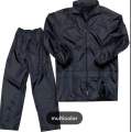 Mens Bike/Scotter Waterproof Solid Raincoat With Bag. 