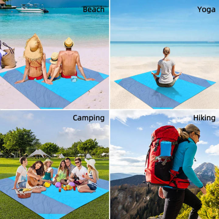 200%20X%20140cm%20/%20200%20X%20210cm%20Beach%20Blanket%20Sandproof%20Waterproof%20Beach%20Mat%20Lightweight%20Picnic%20Blanket%20for%20Travel%20Hiking%20Sports%20-%20Image%206