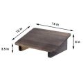 Footrest for Office & Home Under Desk Wooden Foot Rest Foot stool. 