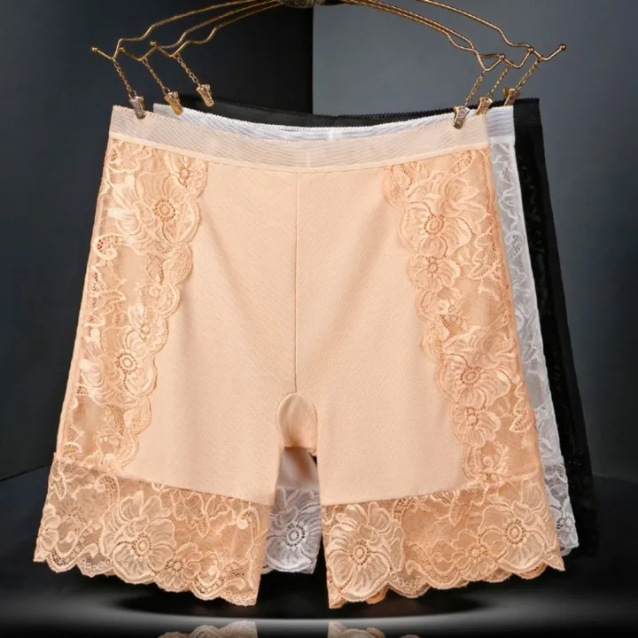 Plus%20Size%20Safety%20Short%20Pants%20Women%20Seamless%20Under%20Skirt%20Boxers%20For%20Women%20%20Lace%20Anti%20Chafing%20Panties%20Underwear%20-%20Image%202