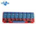 1PCS 1 2 4 8 Channel 5V 12V 24V Relay Module Board with Optocoupler Support High and Low Level Trigger for Arduino. 