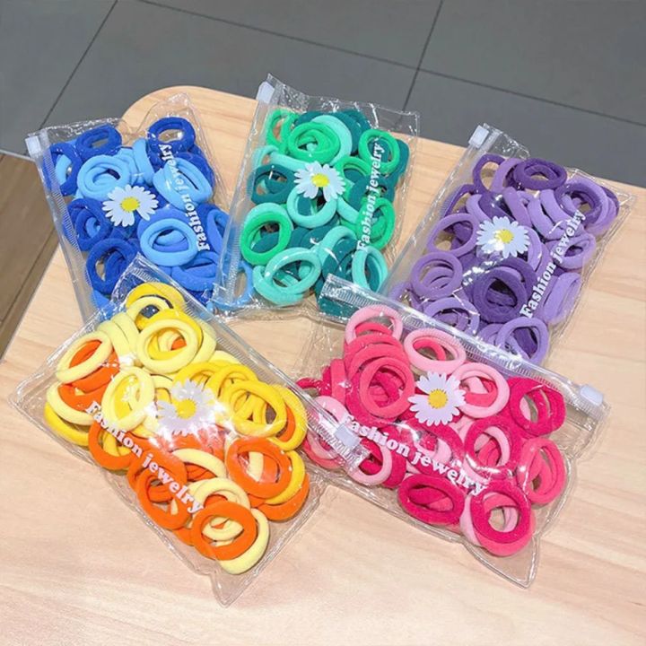 100pcs%20New%20Colorful%20Basic%20Nylon%20Ealstic%20Hair%20Ties%20Ponytail%20Hold%20Scrunchie%20%20Band%20Kid%20Fashion%20Hair%20Accessories%20for%20Girls%20-%20Image%205