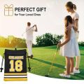 Happy Gilmore 18 Durable Golf Valuables Pouch PU Leather Golf Pouch with DrawstringClosure Golf Ball Handbag Portable BallPouch.
