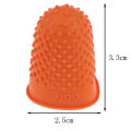 5Pcs Counting Cone Rubber Thimble Protector Sewing Quilter Finger Tip Craft. 