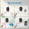 RF 433Mhz Smart Switch Wireless Remote Control Switch AC 75-220V 30A High Current Relay for Water Pump Motor Lights Door Access.