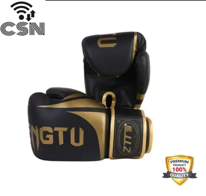 Csn%2014%20Oz%20Boxing%20Gloves%20%20Leather%203%20Level%20Upgraded%20Kick%20Boxing%20Muai%20Thai%20-%20Image%202